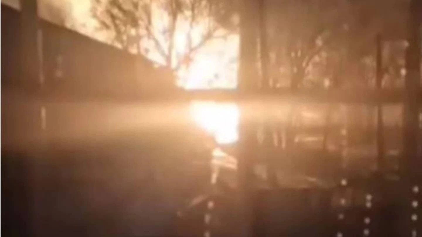 Russian news agencies said a gas pipeline in Ukraine's breakaway region Luhansk caught fire. Photo / Supplied