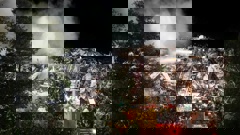 Firefighters are battling blaze in a pile of scrap metal at a yard in South Auckland's Favona. Photo / Hayden Woodward