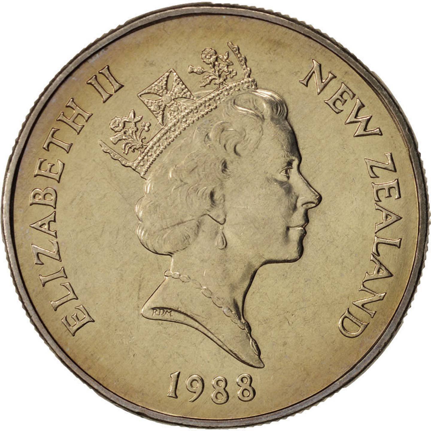 Raphael Maklouf's 1985 portrait of Queen Elizabeth II was used on New Zealand coins struck in the second half of the 1980s and through most of the 1990s. Photo / Supplied