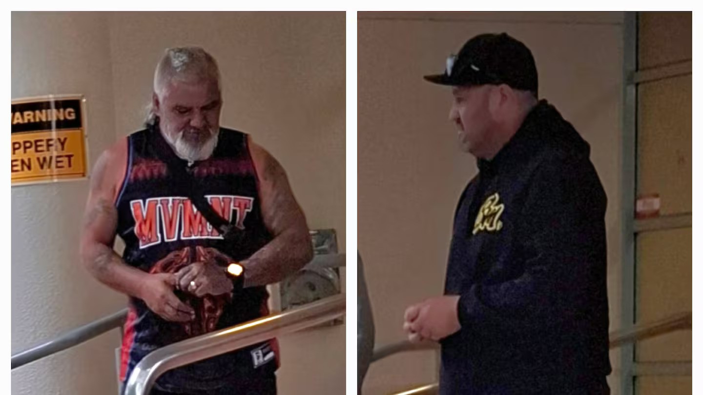 Greazy Dogs members Maurice Walker (left) and Jesse Fisher were fined for running an illegal raffle for a G-Rod motorcycle because they didn't have the necessary gambling licence. Photo / NZME