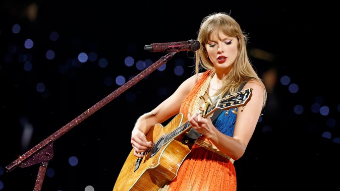 Taylor Swift performs onstage during her Eras Tour at the Rogers Centre in Toronto, Ontario, Canada. Photo / Getty Images