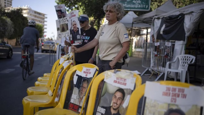 The dramatic rescue of four hostages was greeted with elation in Israel but it's also a powerful reminder for Israelis that there are still some 80 captives held in Gaza. Photo / AP
