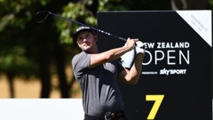 Christopher Wood has a four-shot lead heading into day two after a stunning course record at Milbrook. Photo / Photosport