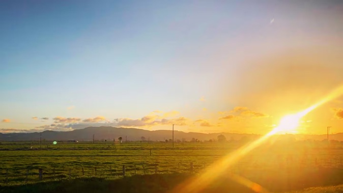 The Country host Jamie Mackay wants good news only weather-wise from forecaster Phil Duncan on today's show. Photo / Kim Gillespie