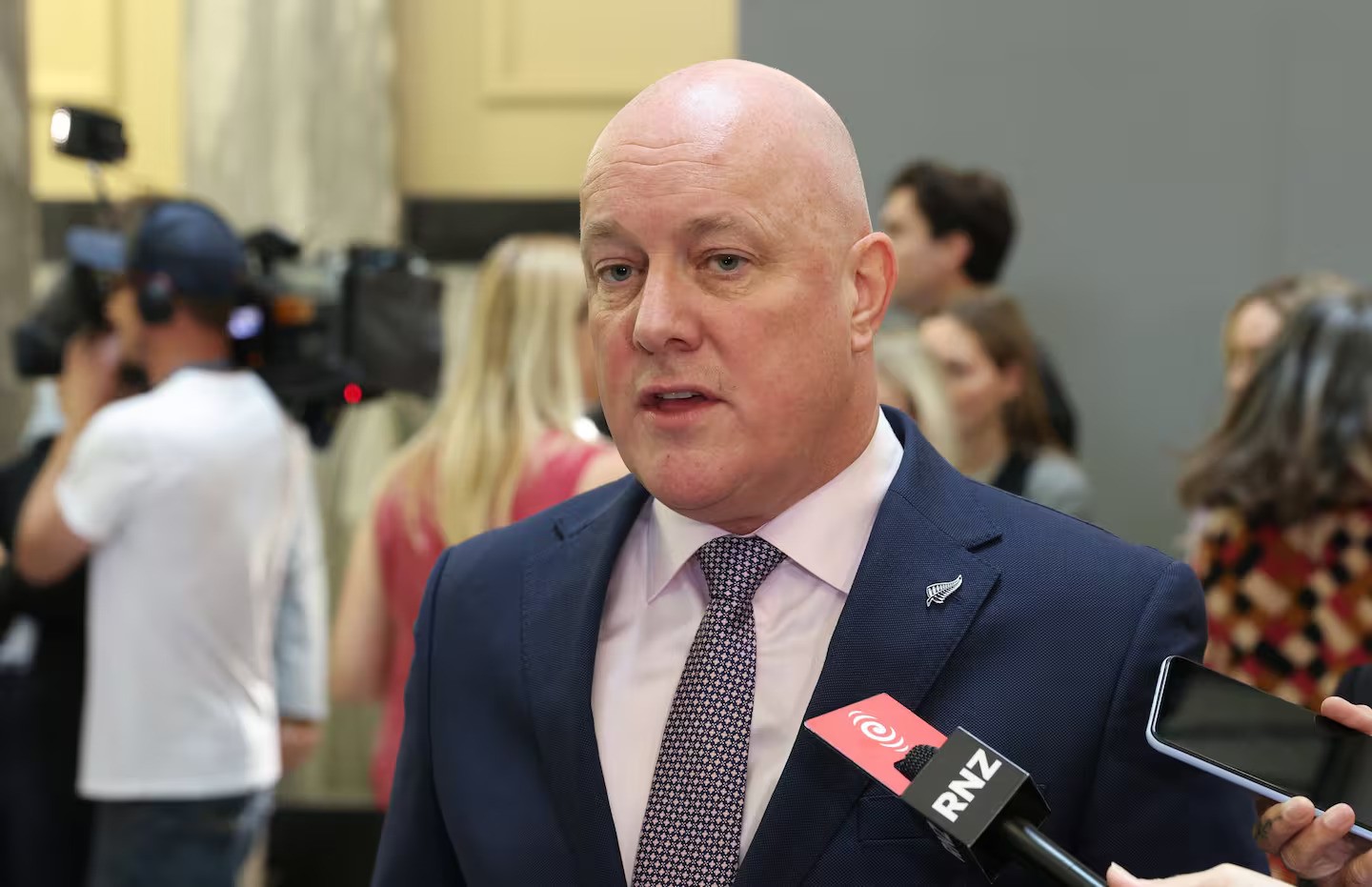 Prime Minister Christopher Luxon has again acknowledged he could sometimes do better. Photo / Mark Mitchell