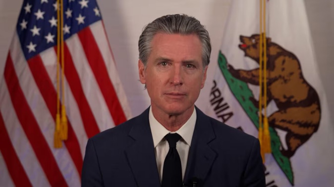 California Governor Gavin Newsom. Photo / Supplied