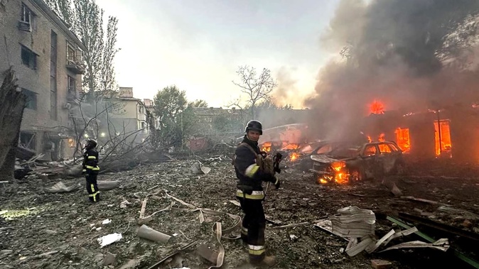 Ukrainian President Volodymyr Zelenskyy said 43,000 Ukrainian soldiers have been killed and 370,000 have been wounded. Photo / AFP
