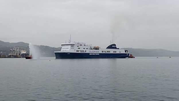 Person rescued after going overboard from ferry in Cook Strait