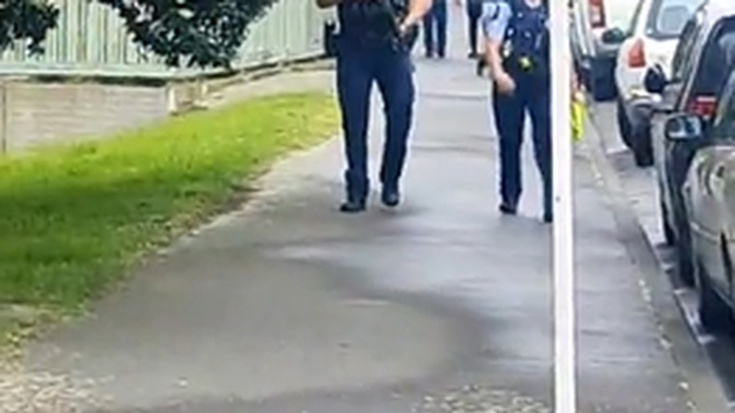 Police have reportedly swarmed the area near a Wellington school. Photo / Wellington Live