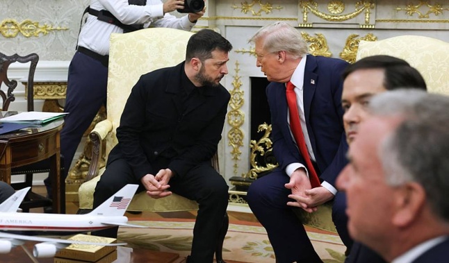 US President Donald Trump meets with Ukrainian President Volodymyr Zelenskyy at the White House. Photo / Getty Images