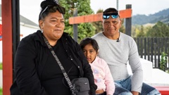 Amy Rolleston and Timothy Bryan took in Jayleen Rolleston, 5 (in pink) and her cousin Timothy Tu’uaki Rolleston-Bryan, 4. Photo / Ben Dickens