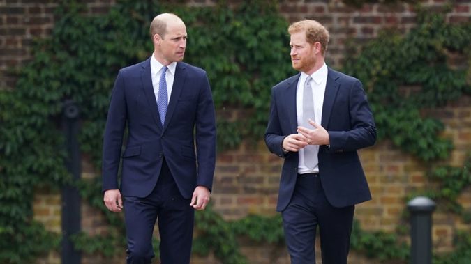 Prince William was reportedly "furious" with Prince Harry at the time of their late mother's statue unveiling. Photo / Getty Images