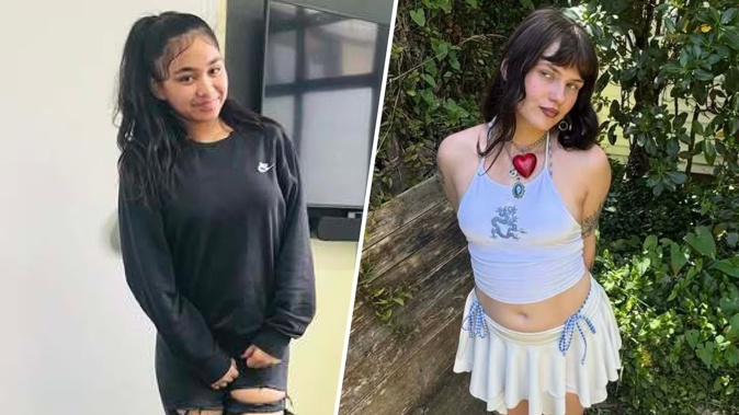 Wellington police are searching for Emily (left) and Alisha, who both went missing earlier this week.