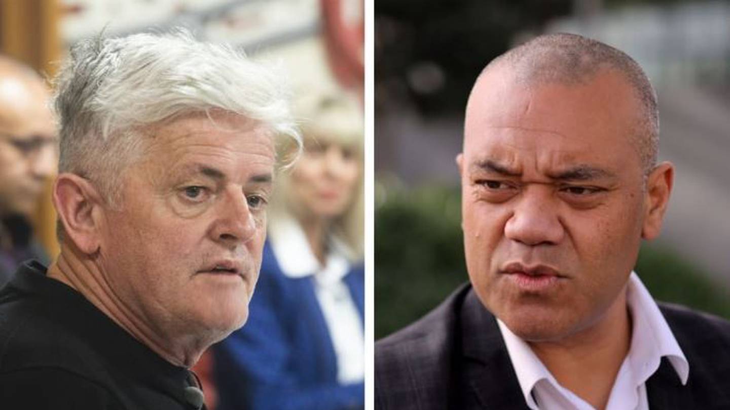 Auckland mayoral candidates Leo Molloy and Efeso Collins. Photo / RNZ