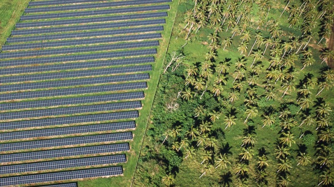 The Pacific region's biggest solar power plant has been opened in Tonga. Photo / Sunergise