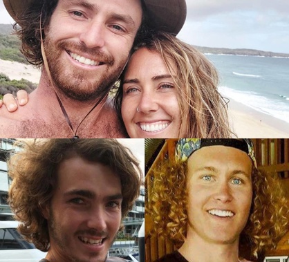 Elliot Foote, Steph Weisse, Will Teagle and Jordan Short were missing off Indonesia. Photo / Instagram