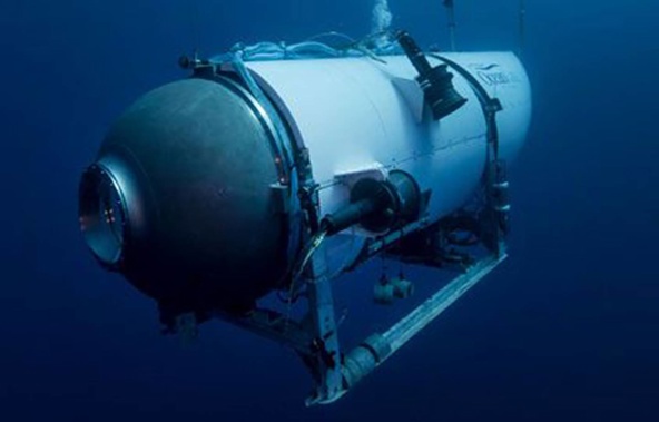 OceanGate Expeditions' Titan submersible. Photo / AP