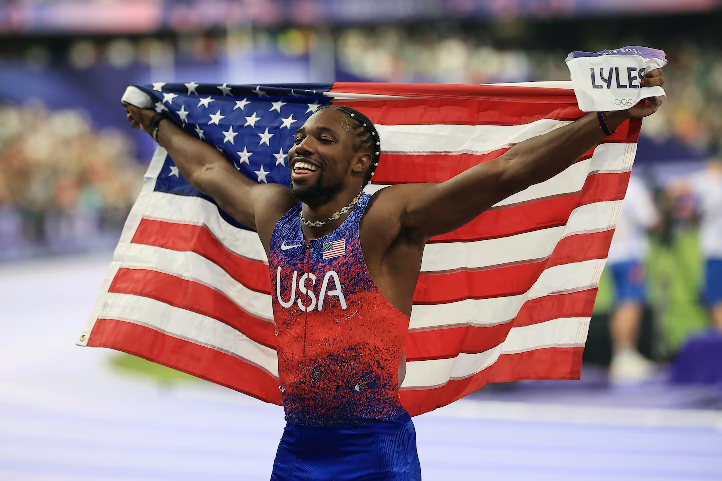American star Noah Lyles could come to New Zealand, if the bid is successful.