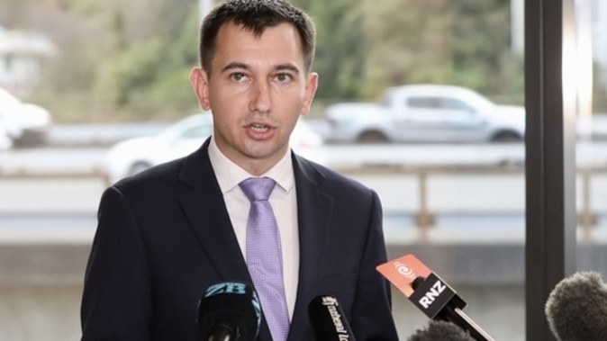 Local Government Minister Simeon Brown is weighing up interventions. Photo / Mark Mitchell