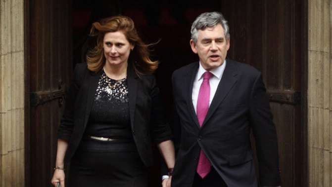 Ex-Prime Minister Gordon Brown and wife Sarah (Getty Images)