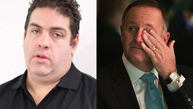 Cameron Slater and John Key (NZME./Getty)