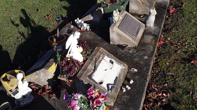 Police and council are investigating after the theft of at least eight bronze plaques from war veterans' gravesites at a Canterbury cemetery. (Photo / Waimakariri District Council)