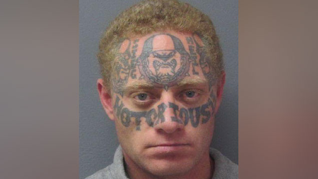 35-year-old Shannon Watene is described as Maori, 178 centimetres tall with distinctive tattoos on the top half of his face (Photo supplied)