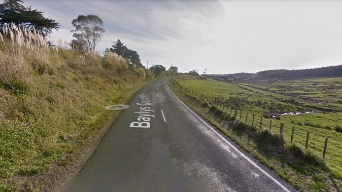A man was hit and killed while walking down Baylys Coast Rd, Dargaville, in the dark. Photo / Google
