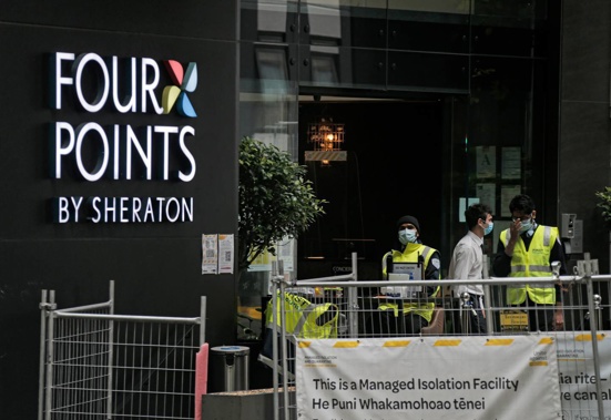An MIQ worker at Four Points Sheraton Hotel in Auckland has tested positive for Covid-19. (Photo / Alex Burton)