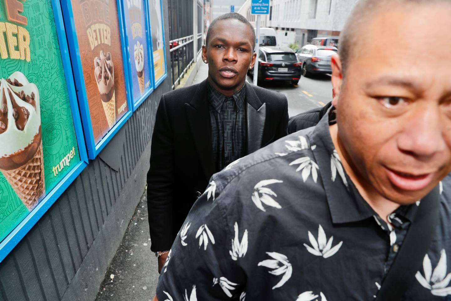 Israel Adesanya pleaded guilty to drink driving at the Auckland District Court. (Photo / Dean Purcell)