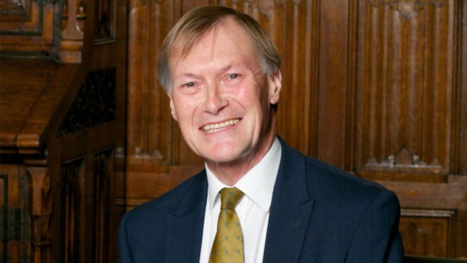 Tributes have poured in after conservative UK politician Sir David Amess was stabbed multiple times and died following a meeting with members of his electorate. (Photo / Getty)