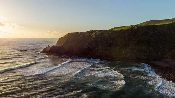 Papanui Point from Ruapuke Beach. Photo / supplied