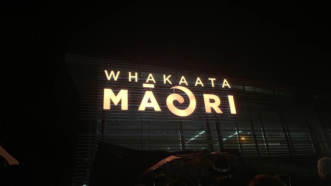 Whakaata Māori, the new name for Māori Television, was revealed in a dawn ceremony this morning. Photo / Torerenui-a-Rua Wilson