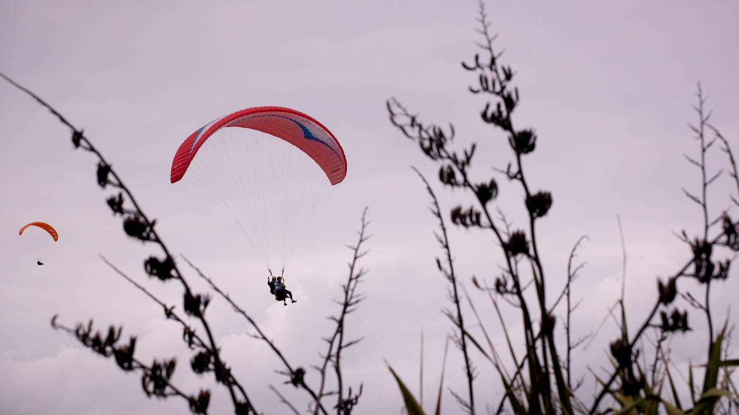 A paraglider is in hospital after a reported crash north of Queenstown this morning. Photo / NZME