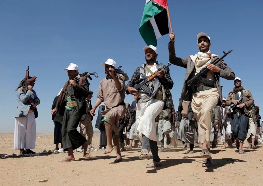 The US and Britain have struck more than a dozen Houthi targets in Yemen in answer to a recent surge in attacks by the Iran-backed militia group on ships in the Red Sea and the Gulf of Aden. Photo / AP