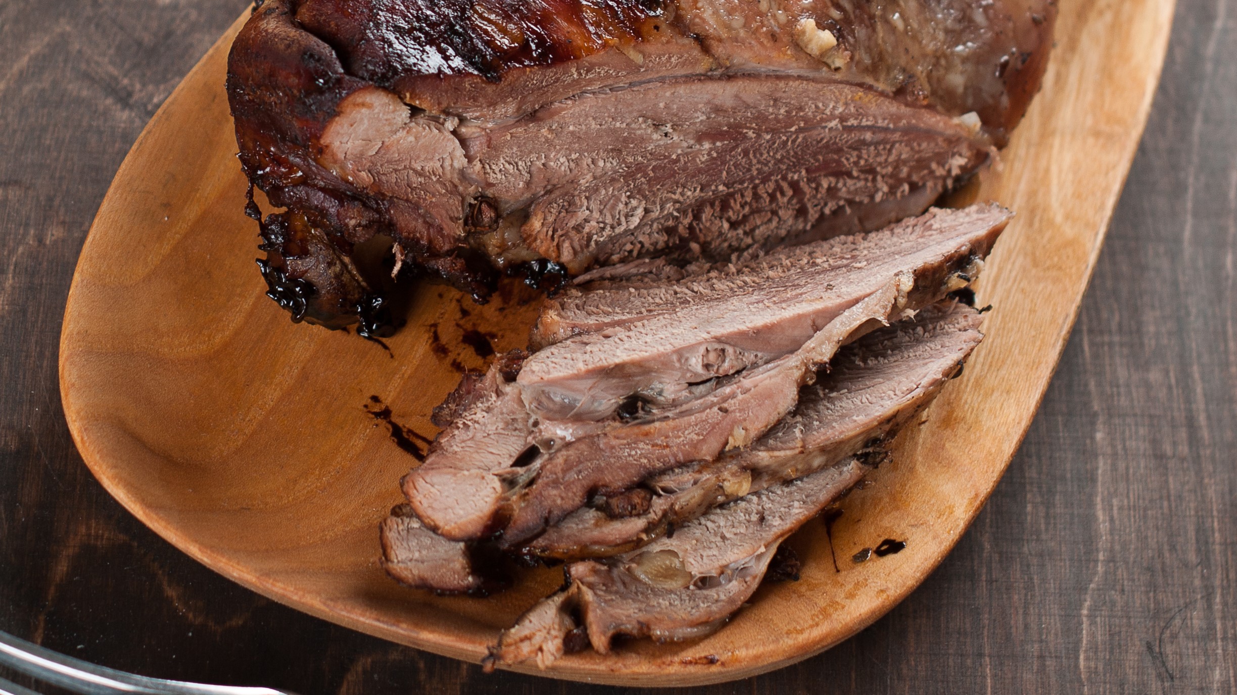 "Christmas all around": Nici Wickes' Slow-Cooked Butterfly Lamb Leg  