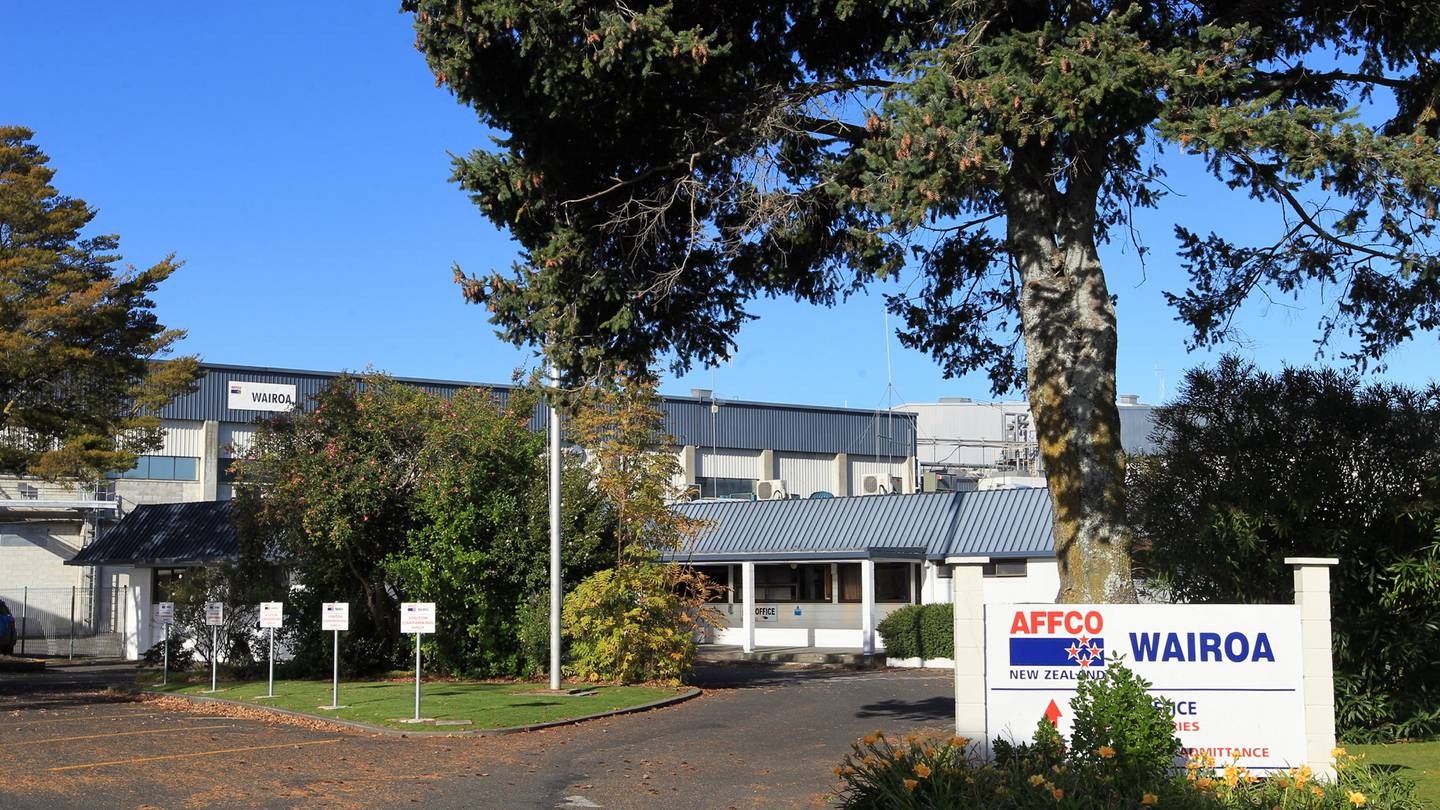 The Affco plant in Wairoa where Alfred Edwards died. Photo / Duncan Brown