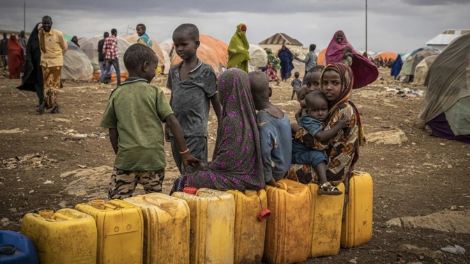 Children in Baidoa, Somalia, which is experiencing a severe drought.