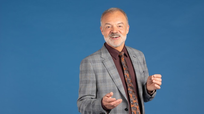 Graham Norton is coming to New Zealand next year. Photo / Supplied