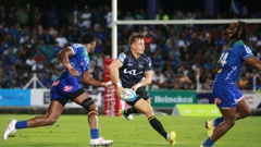 Ruben Love in action for the Hurricanes against the Fijian Drua. Photo / Getty Images