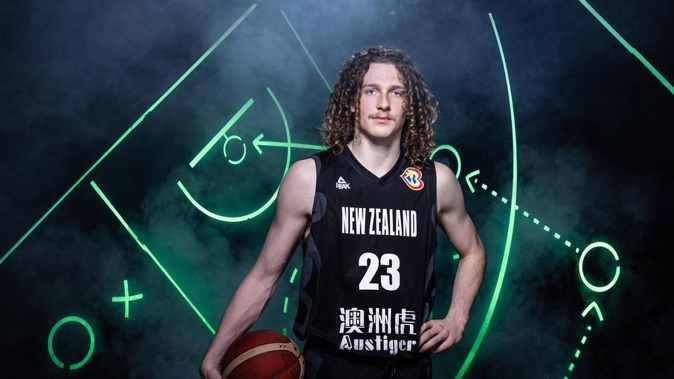 Walter Brown will play his first FIBA Basketball World Cup for the Tall Blacks. Photo / FIBA