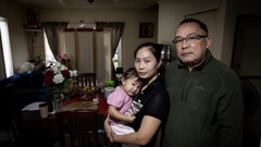 Charity Valdez and daughter Charmaine face being separated from husband and dad Jojo Velasco. Photo / Jason Oxenham