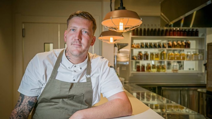Black Barn Bistro executive chef Regnar Christensen is excited about the reopening on April 14. Photo / Warren Buckland