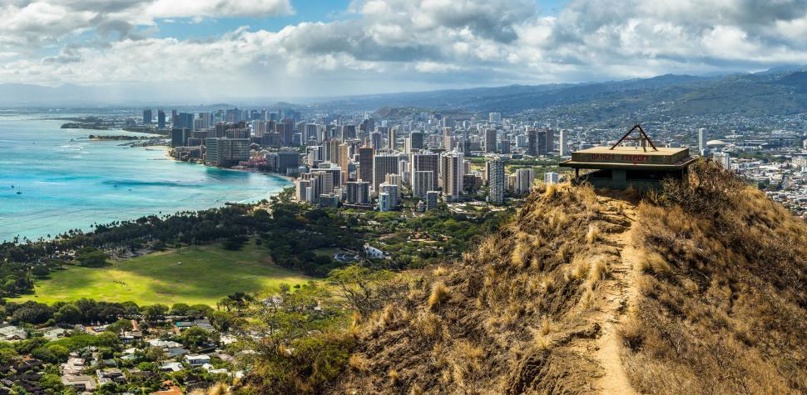 The view from Diamond Head. Photo / Supplied