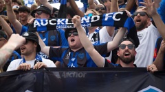 Auckland FC have attracted thousands of fans to their games this season. Photo / Sylvie Whinray