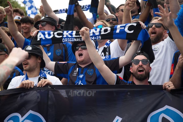 Auckland FC have attracted thousands of fans to their games this season. Photo / Sylvie Whinray