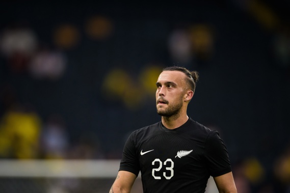 All Whites midfielder Clayton Lewis. Photo / Photosport