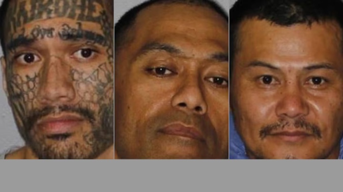 The three escaped prisoners who sparked a large-scale manhunt were (left to right) Zane Hepi, Billy Fepulea’i and Joseph Ng Wun.