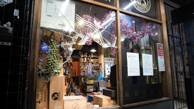 The Glengarry Wines store on Mt Eden Rd has been targeted by thieves three times in 13 days. Photo / Hayden Woodward