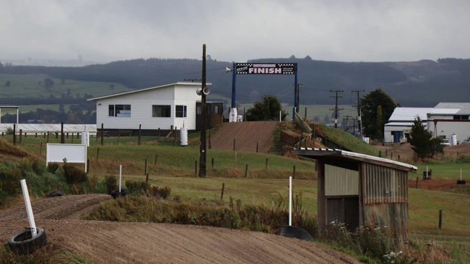 A young motocross rider died in an accident at Digger Mcewen Motocross Park in Taupo on Sunday, where the Taupō Motorcylce Club was hosting round one of the Taupo Winter Series, on April 30. Photo / Dan Hutchinson